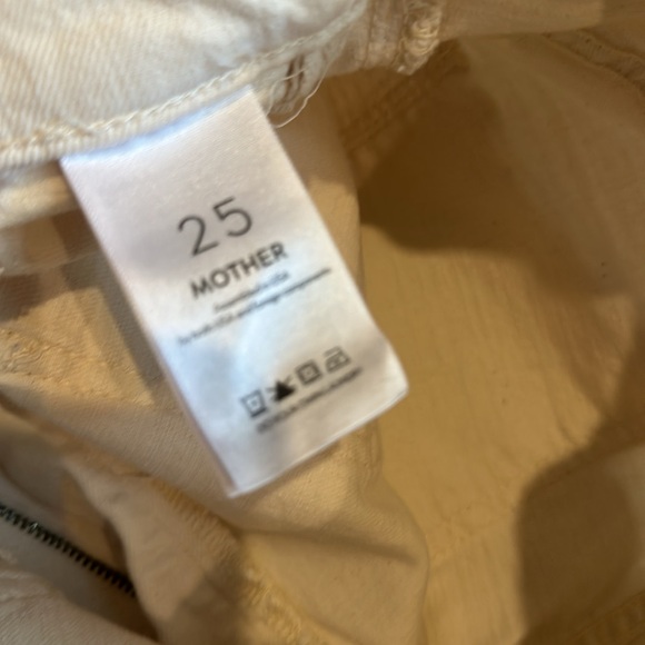 Mother Denim The Hustler Patch Pocket Flood Act Natural - Picture 6 of 10